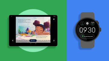 Reading practice and Spotify watch face on Wear OS