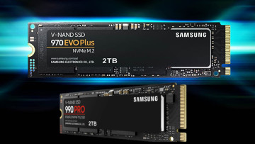 Samsung 970 EVO Plus and 990 PRO SSDs